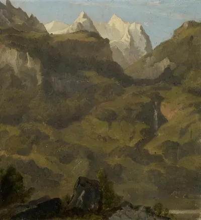 Reichenbach Falls And The Wetterhorn