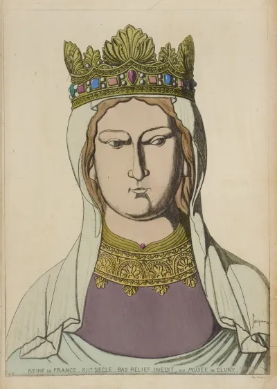 Reine De France Xiie Siecle Bas Relief Inedit Du Musee De Cluny