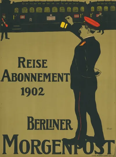 Reise Abonnement 1902 Berliner Morgenpost