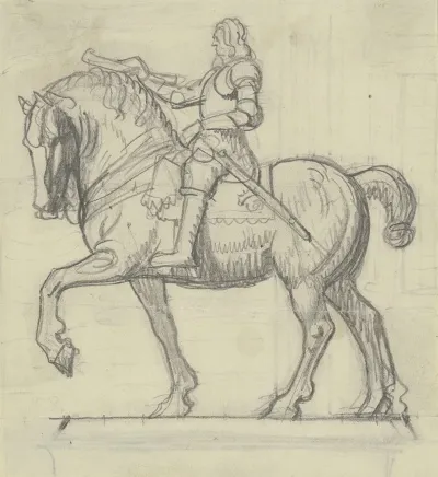 Reiterstandbild Des Markgrafen Karl Wilhelm Zu Baden