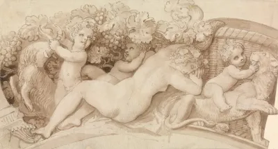 Relief Design For A Silver Salt Cellar