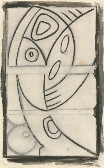 Relief Design Of An Abstract Female Figure