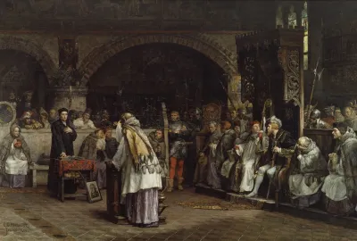Religious Discourse Between Olaus Petri And Peder Galle