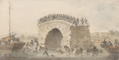 Remains Of A Bridge At San Sien Wey On The Pei Ho Near Tong Tcheou August 15 1793