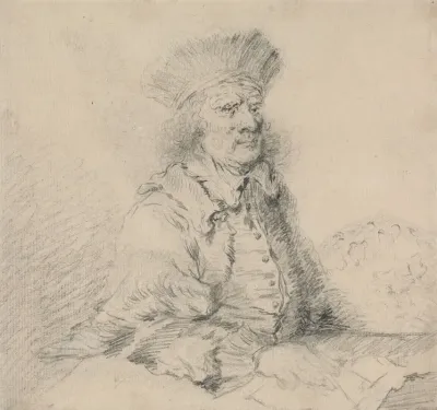 Rembrandt In A Fur Hat
