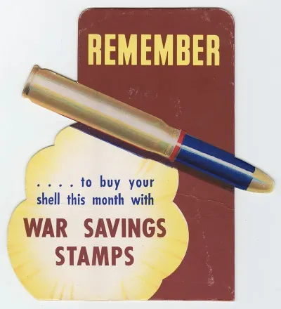 Remember To Buy Your Shell This Month With War Savings Stamps