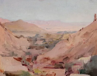 Remote Indian Landscape From The Journey To India