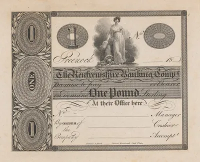 Renfrewshire Banking Company One Pound Note