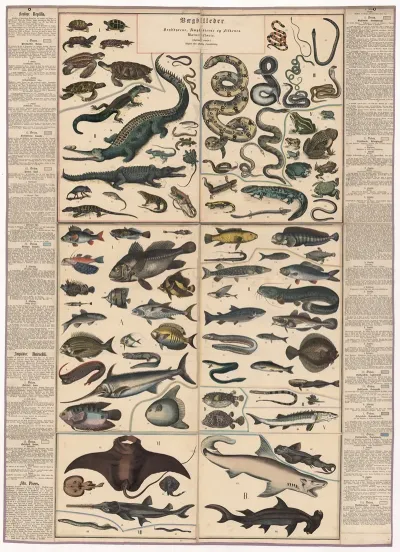 Reptiles Amphibians And Fish