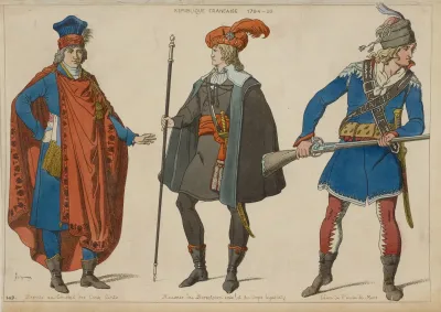 Republique Francaise 1794 99 Depute Conseit Des Cinq Cents Huissier Du Directoire Executif Et Du Corps Legislatif