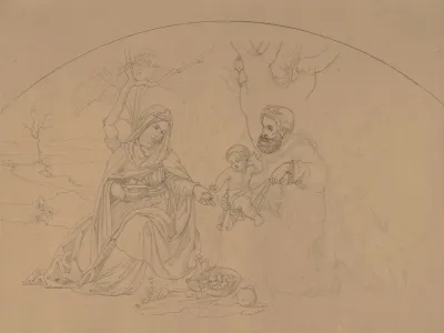 Rest During The Flight Into Egypt