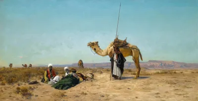 Rest In The Syrian Desert