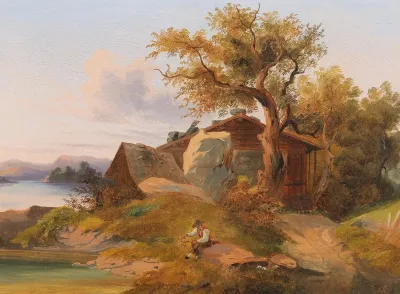 Resting By The Brookside