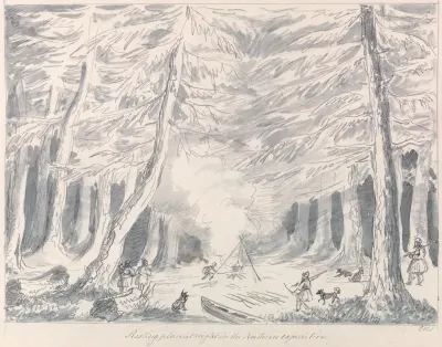 Resting Place At Night In The Northern Expedition 2
