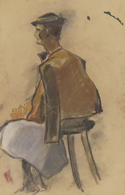 Resting Young Man