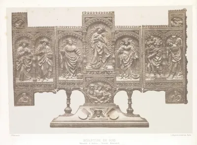 Retable A Volets Travail Allemand