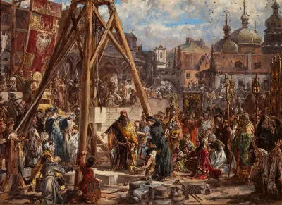 Retaking Of Rus Wealth And Education 1366 Ad From The Series History Of Civilization In Poland