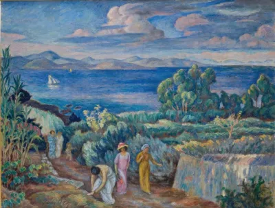 Return From A Swim