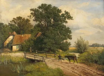 Return From The Cattle Market