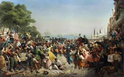Return Of The 69th Irish Regiment N Y S M From The Seat Of War