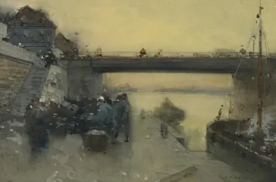 Return Of The Fishermen To Boulogne