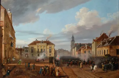 Return Of The Polish Troops From Wierzbno