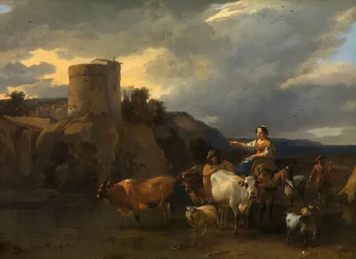 Returning From The Meadow