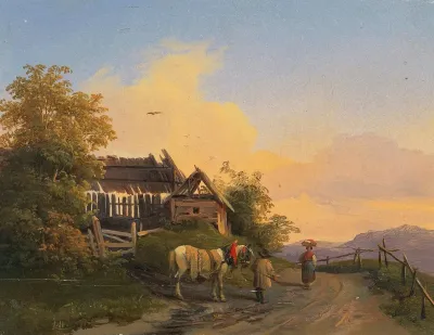 Returning Home At Dusk