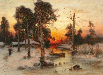 Returning Home At Sunset 2