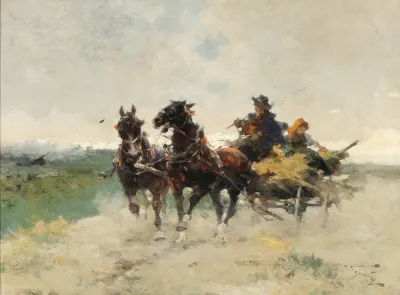 Returning Home From The Fields
