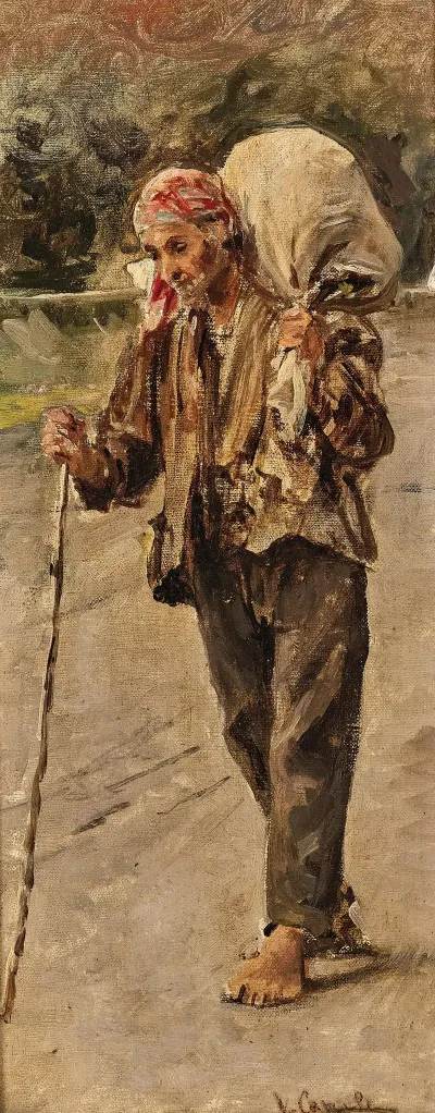 Returning Home From The Market