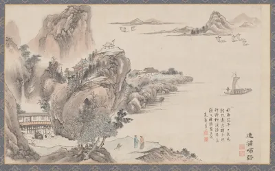 Returning Sails Off A Distant Shores From Eight Views Of Xiao Xiang