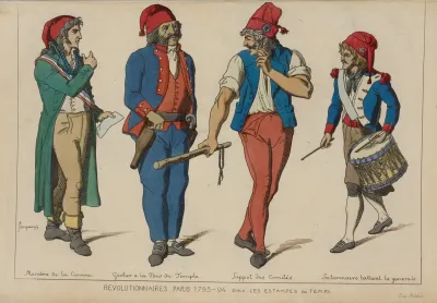 Revolutionnaires Paris 1793 94 Dapres Les Estampes Du Temps