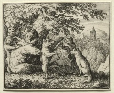 Reynard Equipped For His Pilgrimage