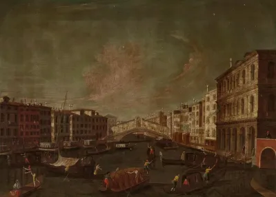 Rialto Bridge In Venice