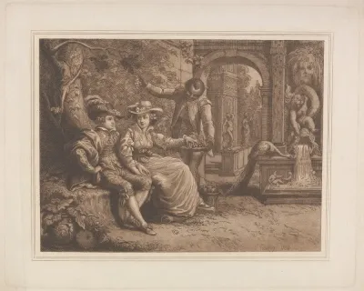 Richard And Maria Cosway And Ottobah Cugoano