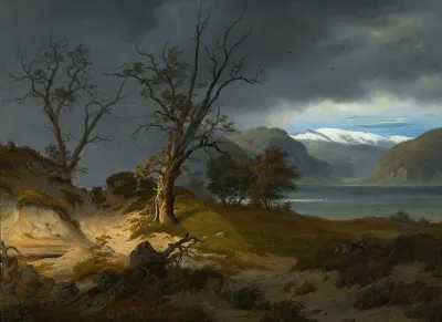 Rider In A Landscape 2