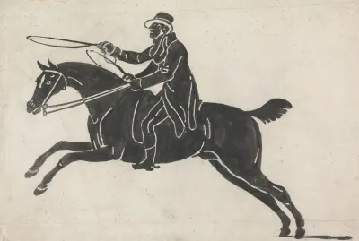 Rider On A Galloping Horse