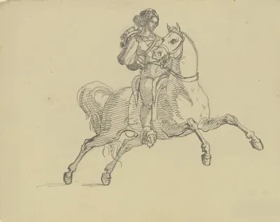 Rider On His Horse