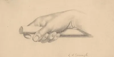 Right Hand Holding Short Rod