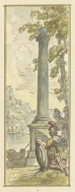 Rinaldo Leest Op De Zuil De Wonderen Van Het Eiland