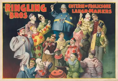 Ringling Bros Coterie Of Frolicsome Laugh Makers