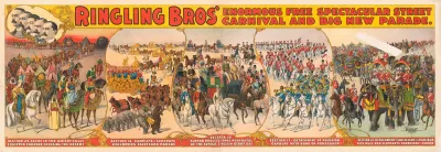 Ringling Bros Enormous Free Spectacular Street Carnival And Big New Parade