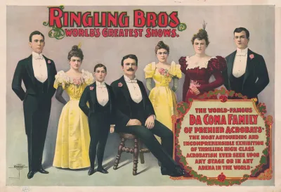Ringling Bros Worlds Greatest Shows The World Famous Dacoma Family Of Premier Acrobats