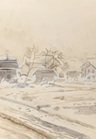 Rising Fog In Winter