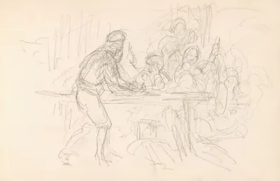 Riss Av Figurscene