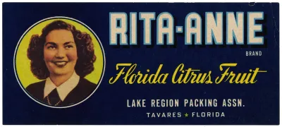 Rita Anne Brand Citrus Label