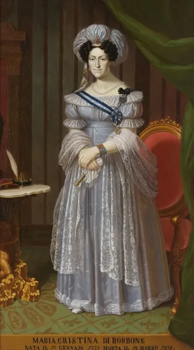 Ritratto Di Maria Cristina Di Borbone