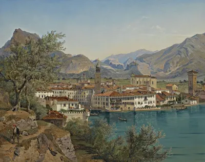Riva Am Gardasee View Of Riva On Lake Garda