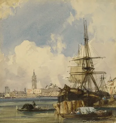 Riva Degli Schiavoni From Near San Biagio Venice
